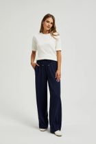 Sweter damski, biały, Moodo