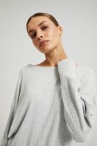 Sweter damski, szary, Moodo