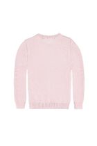 Sweter dziewczęcy, rozpinany, bawełna organiczna, różowy, Bellybutton