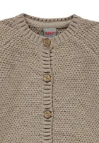 Sweter dziewczęcy, rozpinany, beżowy, Kanz
