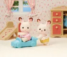 Sylvanian Families, bliźniaki królików z czekoladowymi uszkami, zestaw figurek, 5420
