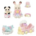 Sylvanian Families, Zabawne pojazdy z parku rozrywki, zestaw z figurkami, 5819