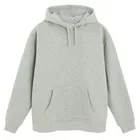 Szara bluza unisex oversize z kapturem NOWEAR