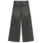 Szerokie spodnie jeansowe cargo Cool Club