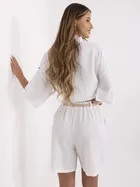 Szorty damskie, białe, Italy Moda
