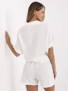Szorty damskie, białe, Italy Moda