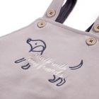 Szorty ogrodniczki chłopięce, szare, Eevi