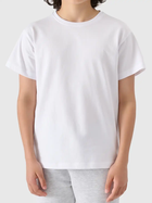 T-shirt chłopięcy, biały, 4F