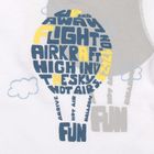 T-shirt chłopięcy, biały, Kanz