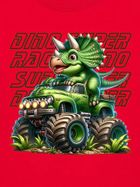 T-shirt chłopięcy czerwony, Tup Tup