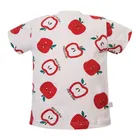 T-shirt chłopięcy, ecru, Eevi