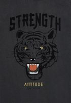 T-shirt chłopięcy, grafitowy, Strength, Tom Tailor