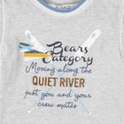 T-shirt chłopięcy, szary, Kanz