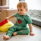 T-shirt chłopięcy, zielony, Eevi