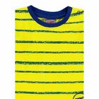 T-shirt chłopięcy, żółty, Kanz