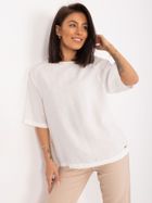 T-shirt damski, biały, Sublevel