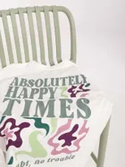 T-shirt damski, biały, Sublevel