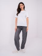 T-shirt damski, biały, Sublevel