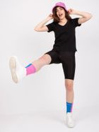 T-shirt damski, czarny, Mayflies