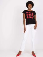 T-shirt damski, czarny, Mayflies