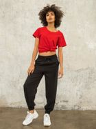 T-shirt damski, czerwony, For Fitness