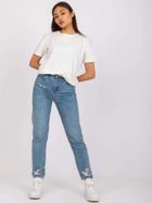 T-shirt damski, ecru, Mayflies