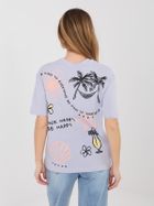 T-shirt damski, fioletowy, Sublevel