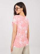 T-shirt damski, koralowy, Sublevel