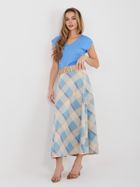 T-shirt damski, niebieski, Sublevel