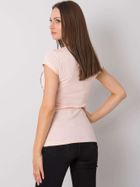 T-shirt damski, różowy, Ex Moda
