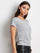 T-shirt damski, szary, Factory Price