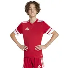 T-shirt dziecięcy, czerwony, Adidas Squadra