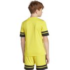 T-shirt dziecięcy, żółty, Adidas Squadra