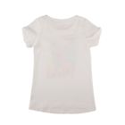 T-shirt dziewczęcy, biały, Tom Tailor