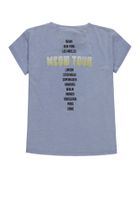 T-shirt dziewczęcy, niebieski, Tom Tailor