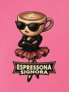 T-shirt dziewczęcy, różowy, Tup Tup