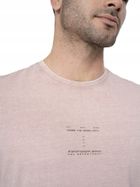 T-shirt męski, beżowy, 4F