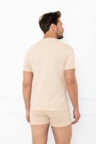 T-shirt męski, beżowy, Apollo, Italian Fashion