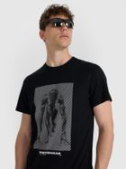 T-shirt męski, czarny, 4F