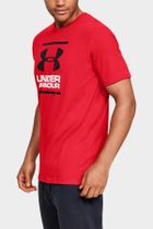 T-shirt męski, czerwony, Under Armour