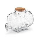 Tadar, beczka ananas na stojaku, z korkiem i kranikiem, 5l