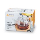 Tadar, Bianca, szklany dzbanek borokrzemowy z zaparzaczem, 1l