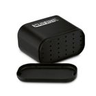 Tadar, Cuisine, ociekacz na sztućce, 2 komory, czarny, 13,5-7,5-10,8 cm