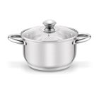 Tadar, garnek stalowy z pokrywką 18 cm, 2.6l, Cori