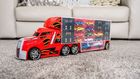 TeamsterZ, ciężarówka transporter na resoraki + 10 autek