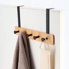 Tendance, metalowy wieszak na drzwi, 5 haczyków, 20-37-9 cm