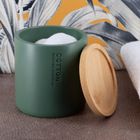 Tendance, pojemnik na waciki, Sava, bambusowa pokrywa, ø 9.5 cm