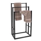 Tendance, stojak na ręczniki trójramienny tena, bambusowy, 42-24-82 cm