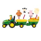 Tomy, John Deere, traktor z akcesoriami