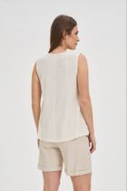 Top damski, biały, Moodo